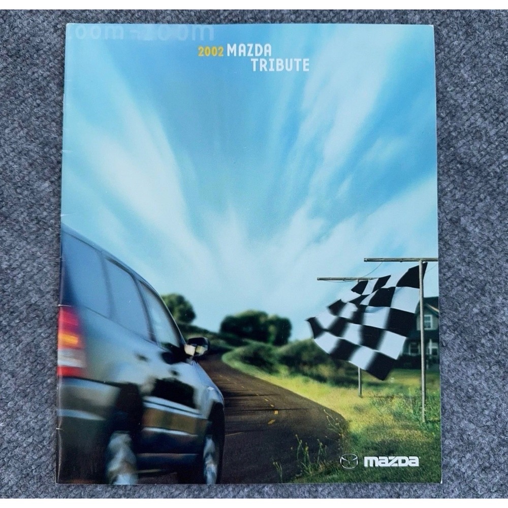 2002 Mazda Tribute Original Sales Brochure SUV Automotive Literature Catalog